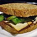 Tofu and Chinese Broccoli Sandwich