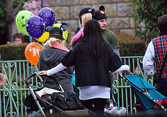 Pictures of Christina Aguilera With Matthew Rutler and Max Bratman at Disneyland