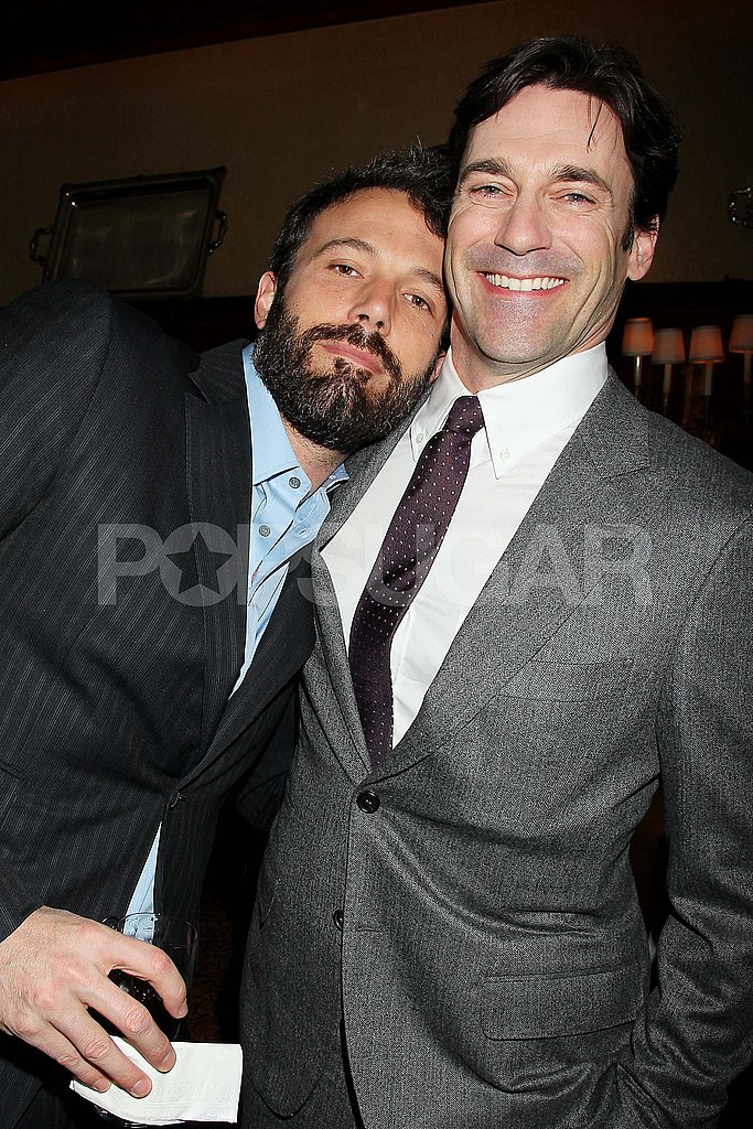 Ben Affleck Gets Cozy With Jon Hamm and Blake Lively to Toast The Town Ben Affleck Gets Cozy With Jon Hamm and Blake Lively to Toast The Town
