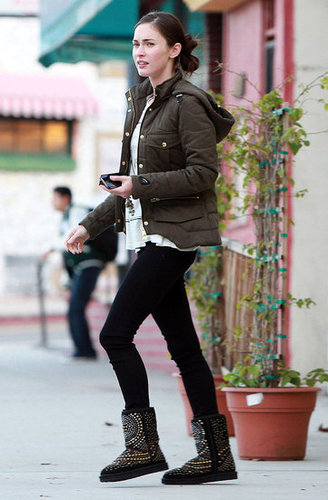 Megan Fox Jazzes Up Her Casual Style in Jimmy Choo Uggs Megan Fox Jazzes Up Her Casual Style in Jimmy Choo Uggs