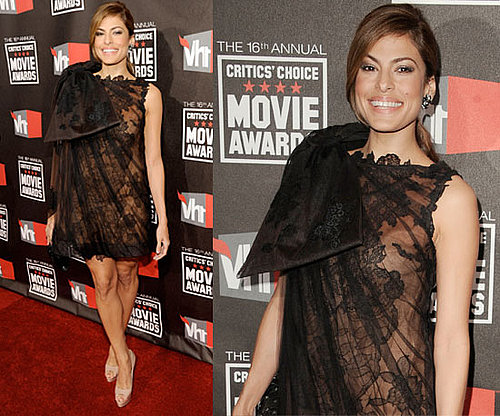 Eva Mendes at 2011 Critics' Choice Awards 2011-01-14 19:05:18