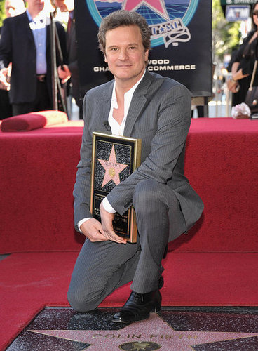 Pictures of Colin Firth Receiving His Star on the Hollywood Walk of Fame With The King's Speech Cast
