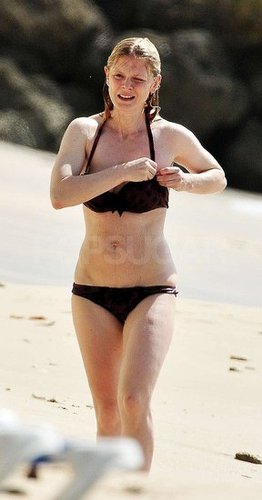 Pictures of Emilia Fox in Bikini Two Months After Giving Birth to Baby Rose