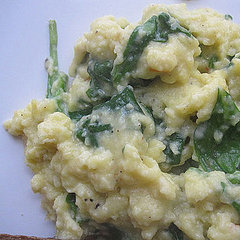 Scrambled Eggs With Greens Recipe Scrambled Eggs With Greens Recipe