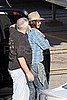 Pictures of Johnny Depp on the LA Set of Jack and Jill