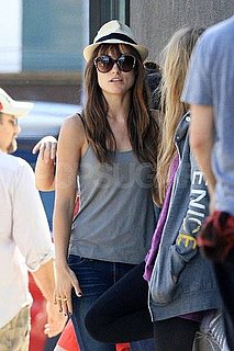 Pictures of Olivia Wilde Meeting a Friend in LA