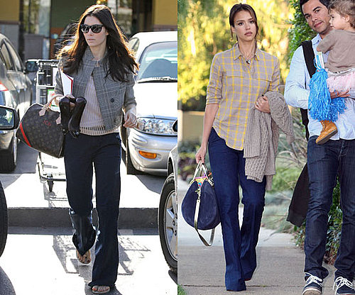 Pictures of Jessica Alba and Jessica Biel Wearing Madewell
