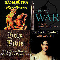 List of Top 10 Ebooks Downloaded at Project Gutenberg