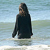 Guess Who Walked Into the Water With All Her Clothes On?