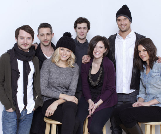 Elijah Wood, Malin Akerman, Adam Brody, Josh Duhamel and Katie Holmes represented The Romantics at Sundance in 2011.
Elijah Wood, Malin Akerman, Adam Brody, Josh Duhamel and Katie Holmes represented The Romantics at Sundance in 2011.