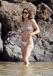 Pictures of Jessica Biel Wearing White Bikini in LA