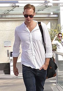 Pictures of Alexander Skarsgard Leaving the Gym in LA