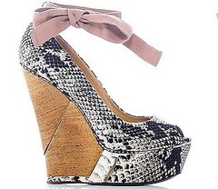 The Covet List: Loving Lanvin's Resort Snake Peep-Toe Wedge