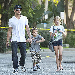 Pictures of Ryan Phillippe Spending His Weekend in LA With Ava and Deacon