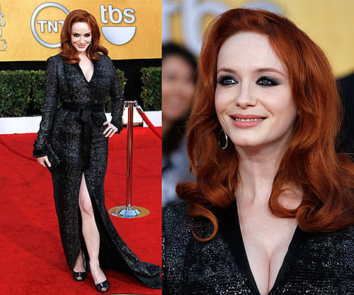 Christina Hendricks in L'Wren Scott at 2011 SAG Awards 2011-01-30 17:53:44