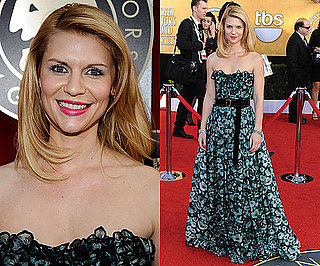 Claire Danes Wears Louis Vuitton Floral Gown to SAG Awards 2011