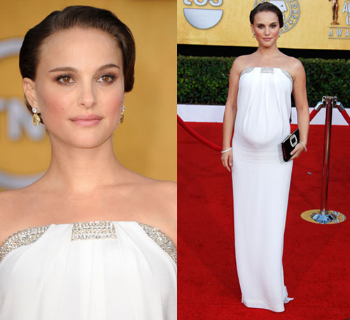 Natalie Portman in Azzaro at SAG Awards 2011