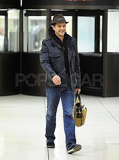 Pictures of Joshua Jackson Touching Down at LAX
