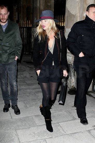 Pictures of Kate Moss Out Shopping in London During Haute Couture Fashion Week