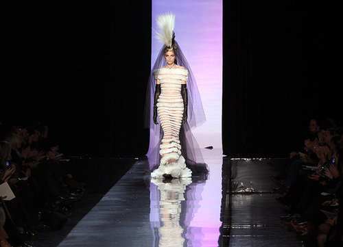 Jean Paul Gaultier Chooses Androgynous Male Model Andrej Pejic As His Spring 2011 Couture Bride Jean Paul Gaultier Chooses Androgynous Male Model Andrej Pejic As His Spring 2011 Couture Bride