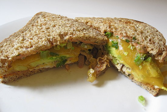 Chicken, Avocado, and Cheddar Melt