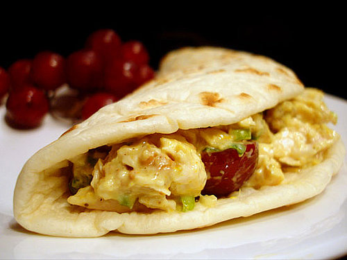 Curried Chicken Salad on Flatbread Curried Chicken Salad on Flatbread
