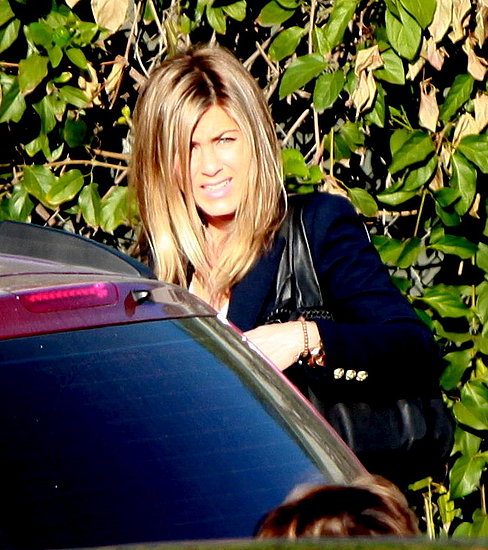 Pictures of Jennifer Aniston Arriving at Chelsea Lately