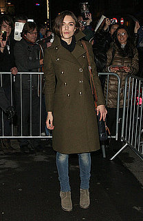 Pictures of Keira Knightley After Performing in The Children's Hour in London