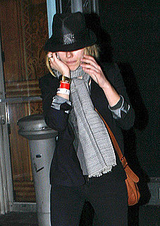 Pictures of Scarlett Johansson and Justin Long Leaving and Iron & Wine Concert