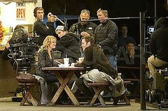 Pictures of Elizabeth Banks and Chris Pine Shooting in LA on the Set of Welcome to People Pictures of Elizabeth Banks and Chris Pine Shooting in LA on the Set of Welcome to People