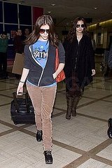 Pictures of Twilight's Anna Kendrick and Christian Serratos Arriving at LAX