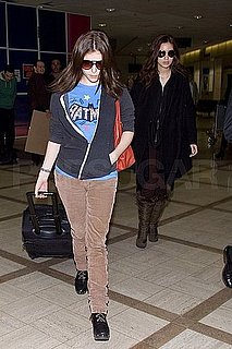 Pictures of Twilight's Anna Kendrick and Christian Serratos Arriving at LAX