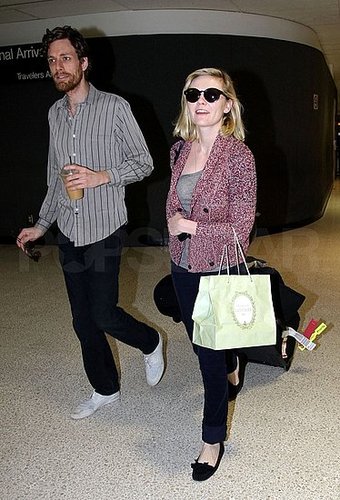 Pictures of Kirsten Dunst at LAX With Jason Boesel