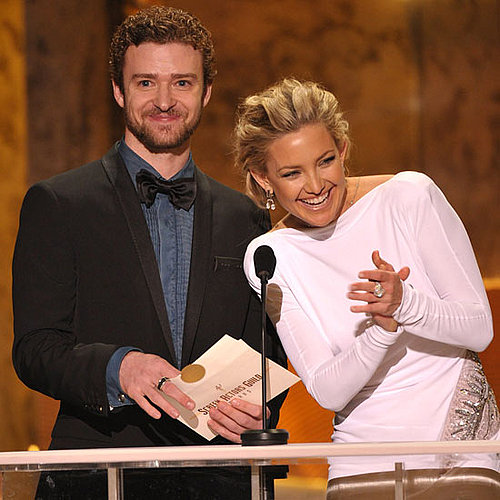 Kate Hudson joined Justin Timberlake to present an award at the 2010 SAG Awards in LA.
Kate Hudson joined Justin Timberlake to present an award at the 2010 SAG Awards in LA.