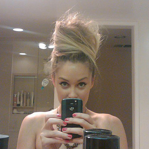Lauren Conrad showed off her tall hairstyle.
Source: Twitter user laurenconrad
Lauren Conrad showed off her tall hairstyle.
Source: Twitter user laurenconrad