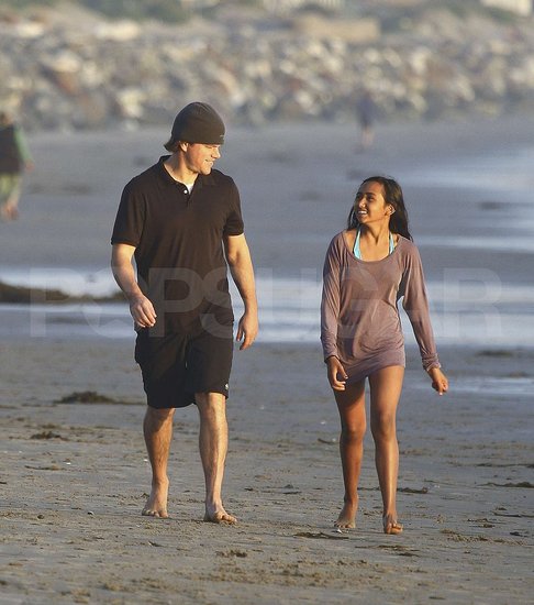 Matt Damon Is the Life of the Malibu Beach Party — With Sandwiches! Matt Damon Is the Life of the Malibu Beach Party — With Sandwiches!
