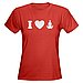 I Love Yoga Women's Dark T-Shirt 