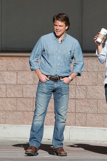 Matt Damon Heads Back to Work Following a Fun Family Weekend Matt Damon Heads Back to Work Following a Fun Family Weekend
