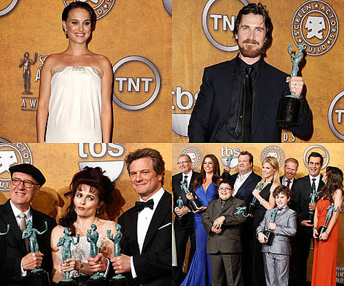 Pictures of The King's Speech Stars, Natalie Portman, the Cast of Modern Family in the 2011 SAG Awards Press Room