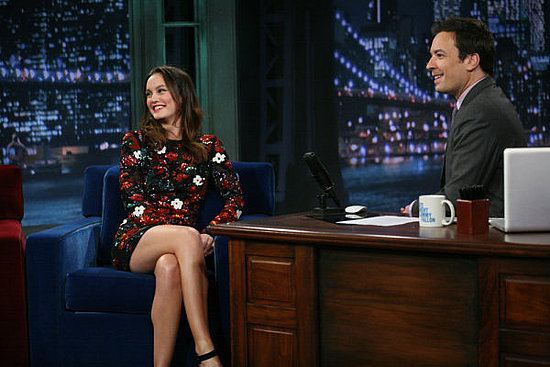 Pictures of Leighton Meester on Late Night With Jimmy Fallon Pictures of Leighton Meester on Late Night With Jimmy Fallon