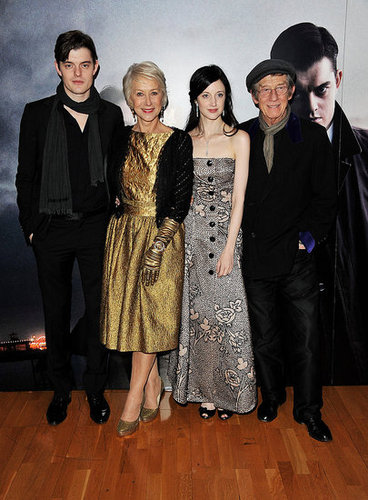 Pictures of Sam Riley, Helen Mirren, Andrea Riseborough, and John Hurt at Brighton Rock Premiere in London