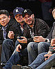 Pictures of Leonardo DiCaprio and Tom Hardy at a Lakers Game