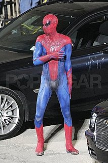Pictures of Spider-Man Andrew Garfield in His Tight Costume