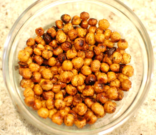 Spicy Roasted Chick Peas