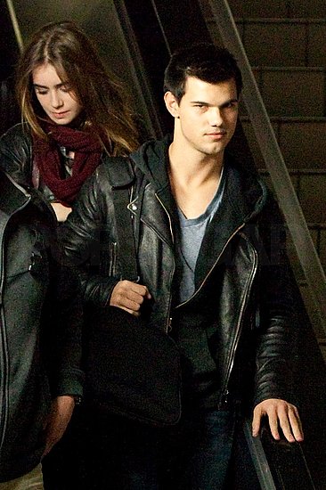 Birthday Boy Taylor Lautner Touches Down With Lily Collins Birthday Boy Taylor Lautner Touches Down With Lily Collins