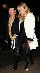 Pictures of Bride-to-Be Kate Moss Getting Dinner in London With John Galliano Pictures of Bride-to-Be Kate Moss Getting Dinner in London With John Galliano