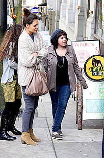 Pictures of Katie Holmes and Isabella Cruise Getting Lunch in LA