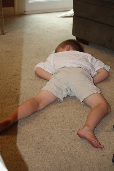 He was tired
