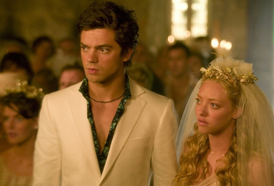 Dominic Cooper and Amanda Seyfried, Mamma Mia! Dominic Cooper and Amanda Seyfried, Mamma Mia!