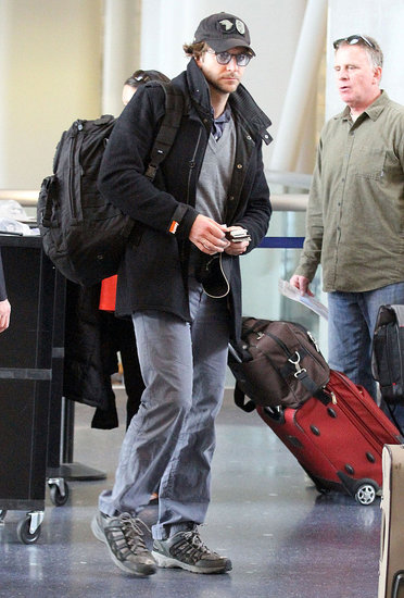Bradley Cooper Takes Flight With His A-Team Backpack Bradley Cooper Takes Flight With His A-Team Backpack